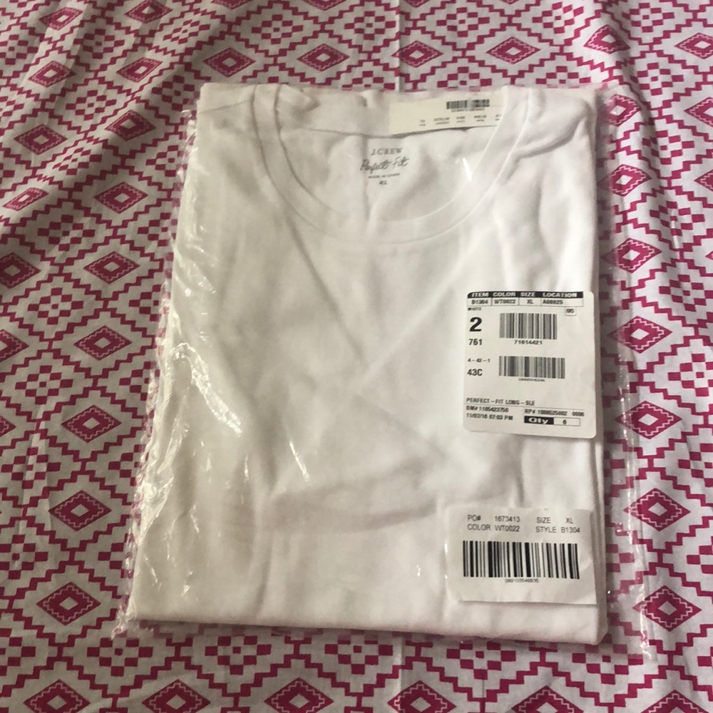 J Crew : Perfect fit long sleeve shirt
